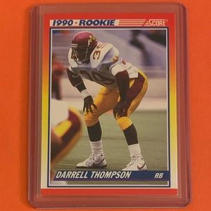 Darrell Thompson #636 [1990 Rookie] 1990 Score Football Trading Card